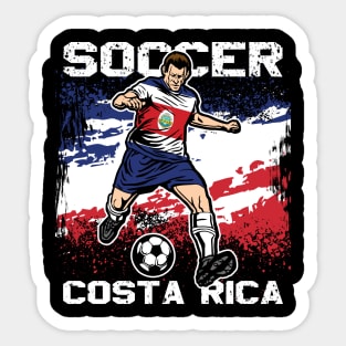 Costa Rica Soccer Futbol Sticker